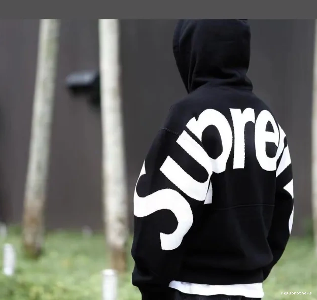 Black Big LOGO Hoodie Grey Sweatshirt M BIG SWEATSHIRT S XL L Back LOGO JACQUARD HOODED 0709